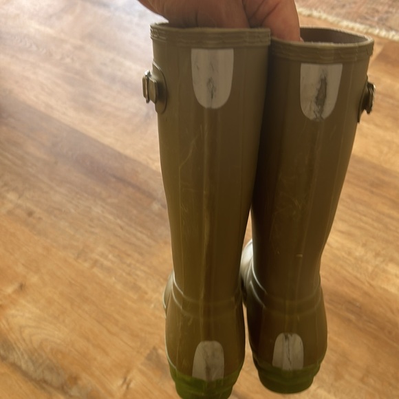 Big Kids Original First Hunter Rain boots size 3 army green - Picture 4 of 7